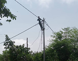 Extension du réseau électrique